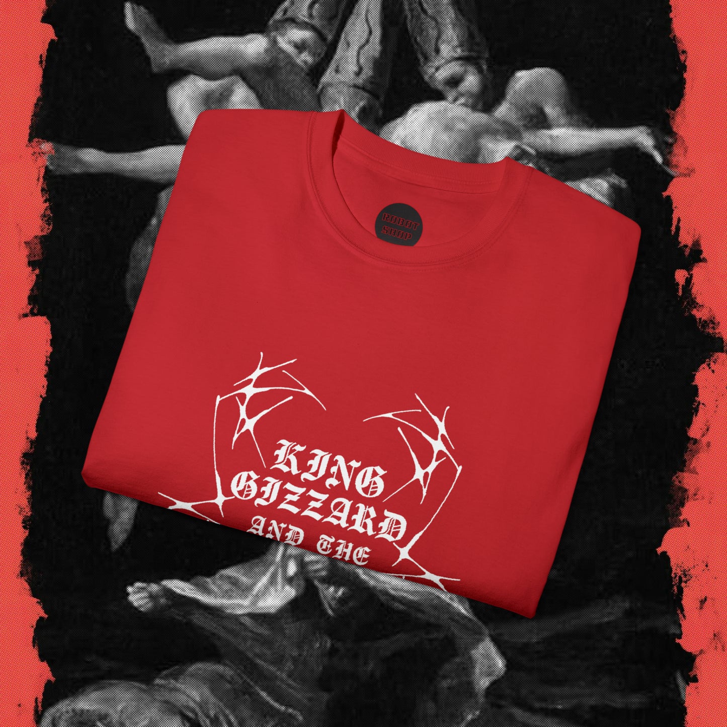 Tribal Heavy Metal King Gizzard T-shirt (loose fit)