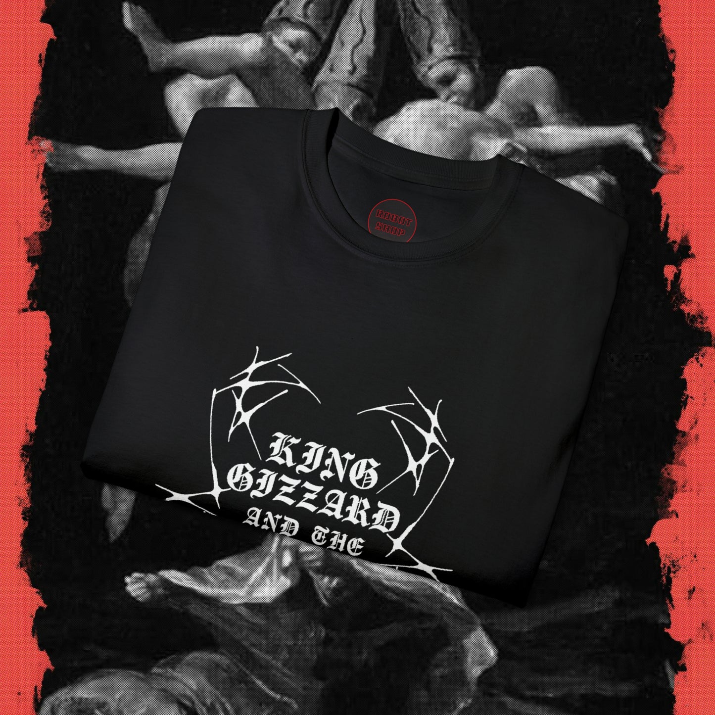 Tribal Heavy Metal King Gizzard T-shirt (loose fit)